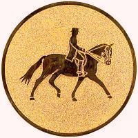 50 mm Centre [A2-65-BA] Horse Riding (bronze)