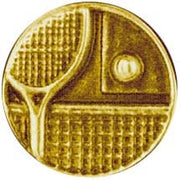 25 mm Keskus [A41-11-GG] tennis (kuldne)