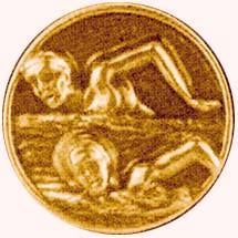 25 mm Centras [A41-3-BA] plaukimas (bronza)