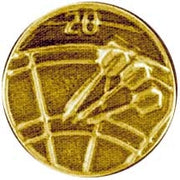 50 mm Keskus [A42-9-GG] noolemäng (kuldne)