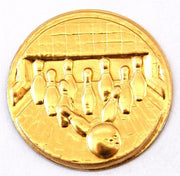 25 mm Centre [ALB161] bowling (gold)