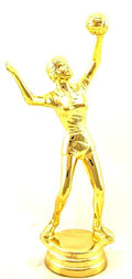 Plastmassist Figuur [BSF8328-GG] võrkpall naiste. (kuldne)