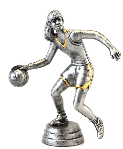 Plastic Figure [BSF8652-ZG] Basketball Female (silver)