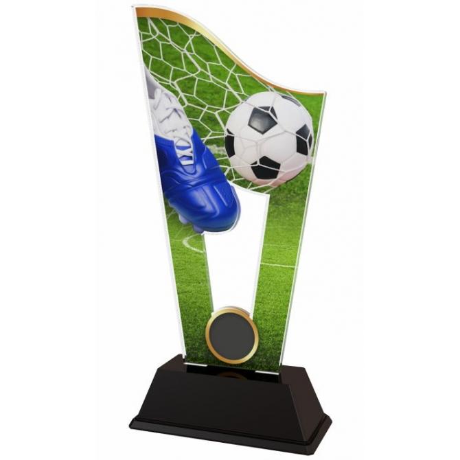 Akrila Figūra [CAS-M01-B] futbols (zaļa)