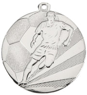 Štancēta Medaļa [D112A.02] futbols (sudraba)