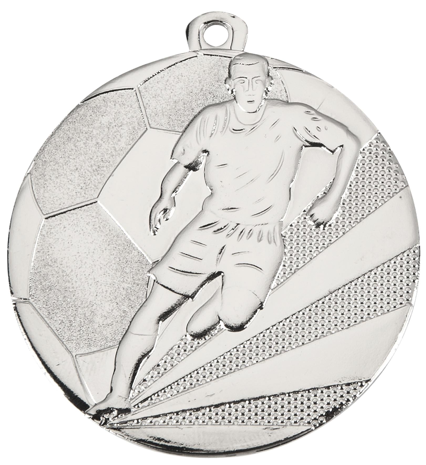 Stamped Medal [D112A.02] football (silver)