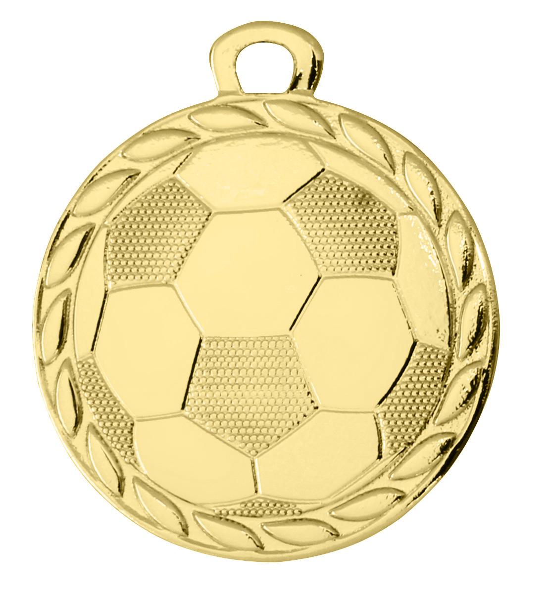 Išmuštas medalis [DI3202.01] futbolas (aukso)