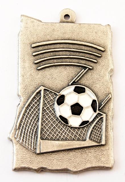 Štancēta medaļa [Export501-ZG]  futbols (sudraba)