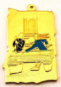Stamped Medal [Export520-GG] billiards (gold)