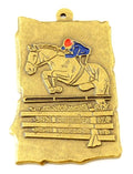 Stamped medal [Export527-BA] equestrian (bronze)