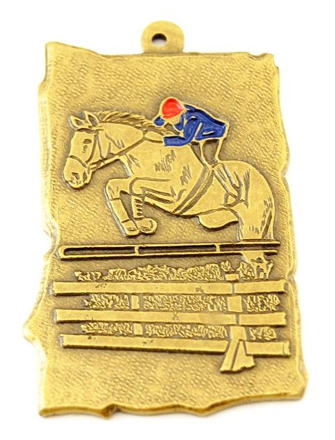 Štancēta medaļa [Export527-BA]  jāšana (bronza)