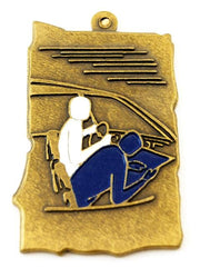 Stamped medal [Export556-BA] car (bronze)