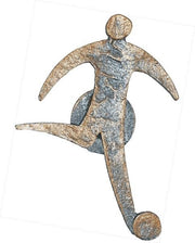 Metalinis simbolis [FTL235] futbolas (antikinis sidabras)