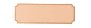 Plaque - Shape 50x18 [G48.26] (bronze)
