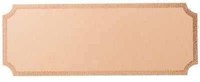 Plaat - Kuju 73x27 [G54.26] (pronks)