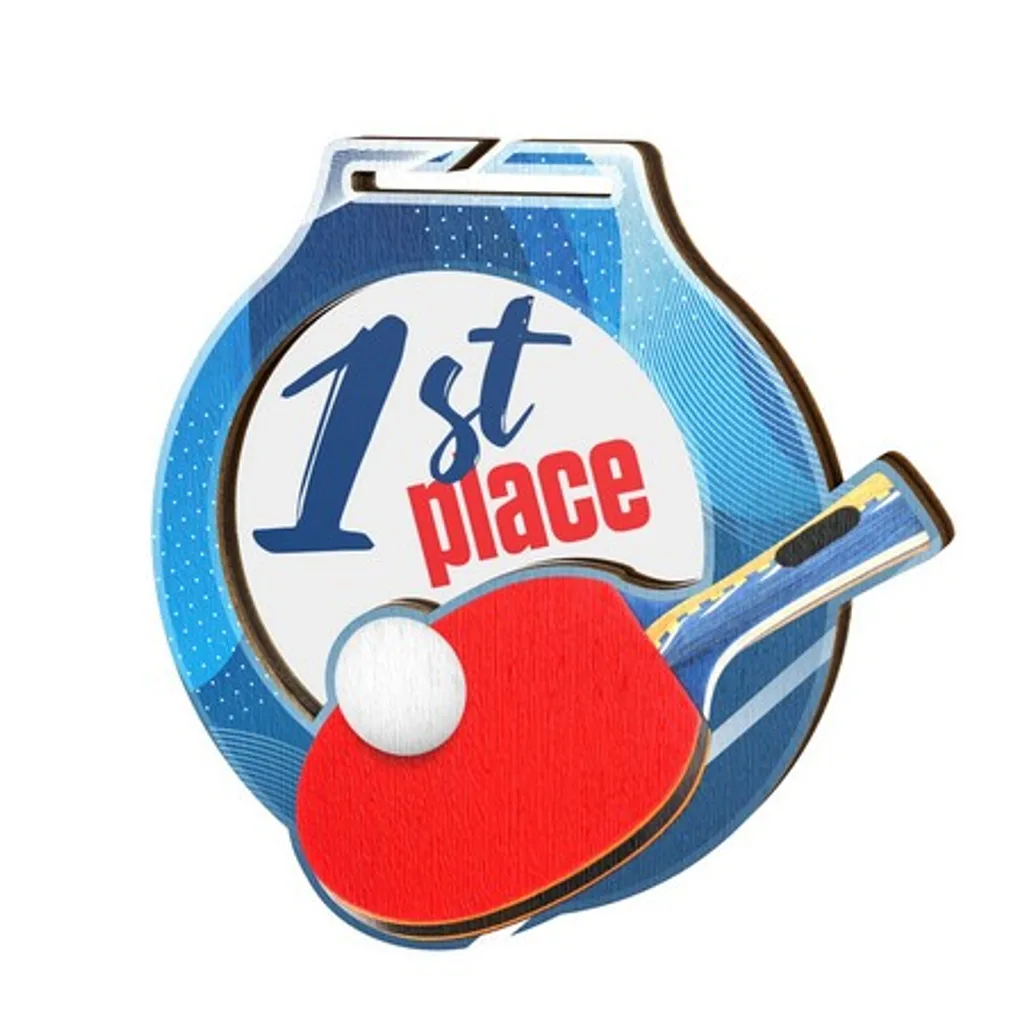 Koka Medaļa 70mm [MDAW001-M014] Galda teniss