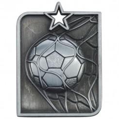 Stamped Medal [TR-MM15007S] football (silver)