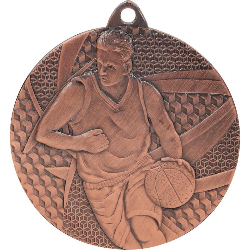 Štancēta Medaļa [TR-MMC6850-B] basketbols (bronza)