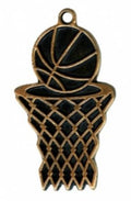 Form medal [TH-MTL812-G] (antique gold) basketball