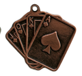 Shape medal [TH-MTL814-B] (antique bronze) cards