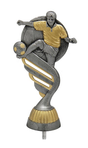 Plastmasas Figūra [P404.22] futbols (sudraba)