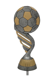 Plastmasas Figūra [P427.22] futbols (sudraba)
