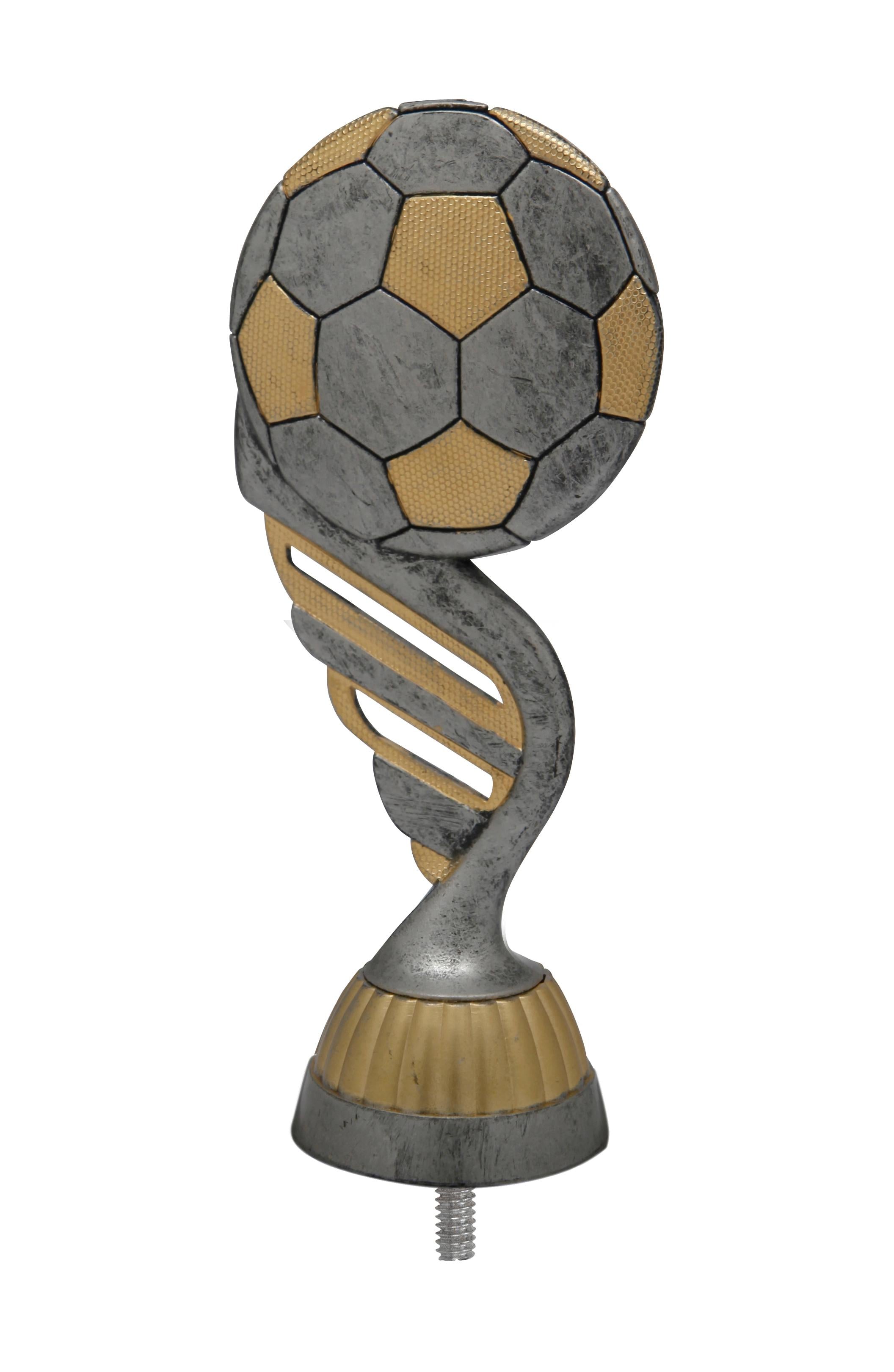 Plastmasas Figūra [P427.22] futbols (sudraba)