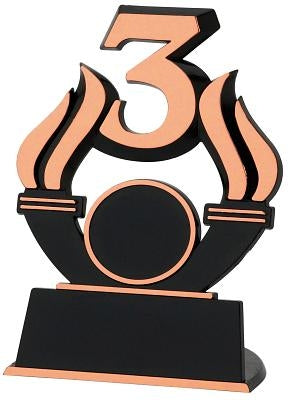 Plastmassist Figuur [Q153ZW-GG] 3. koht (pronks)