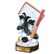 Figurine Wooden [RW012-C] hockey (white)