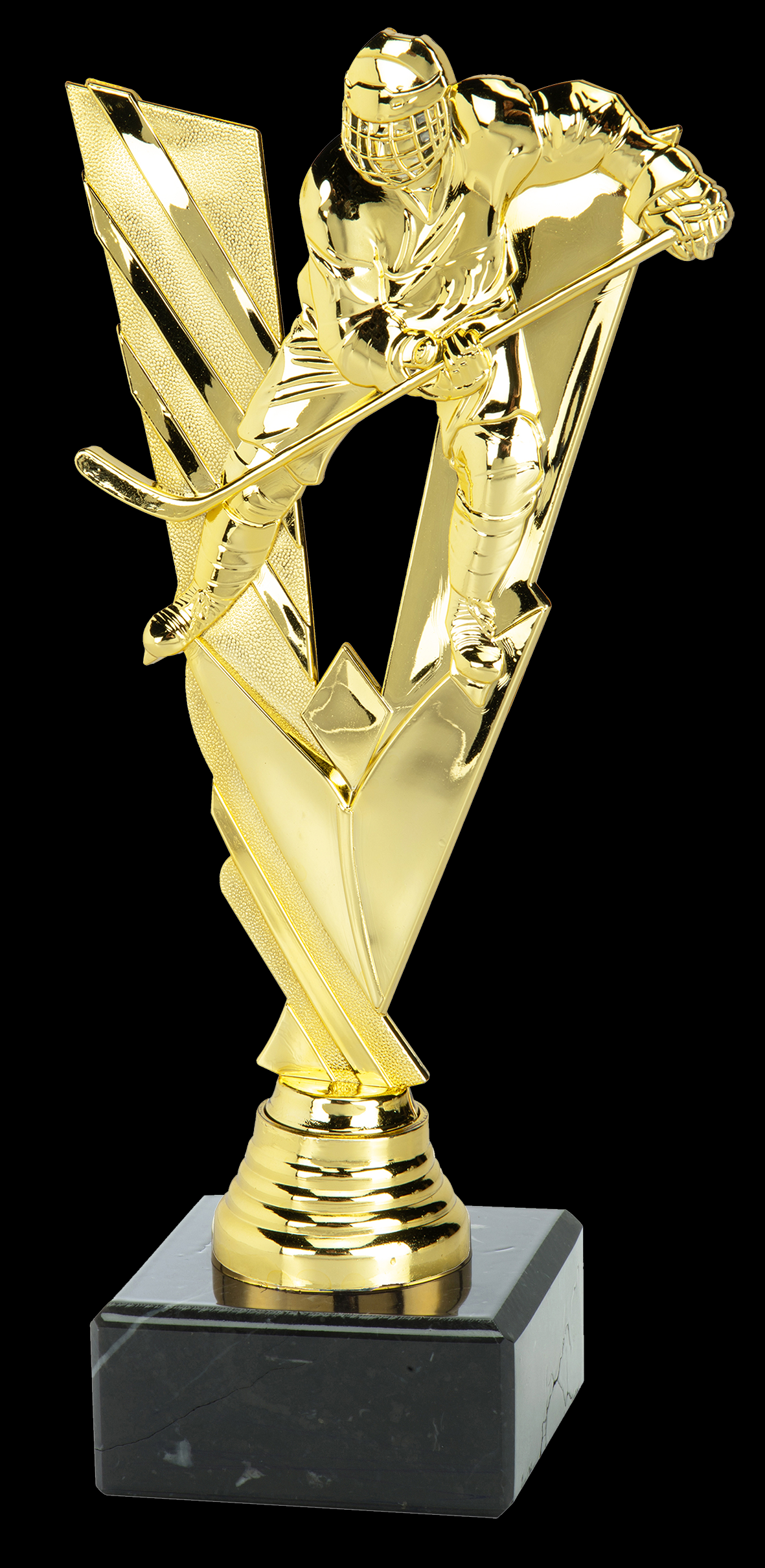 Plastic Figure [ST.231.01.A] ice hockey (gold)