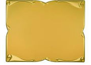 Rectangular Plaque Alleghe [TGALL23X18-G] (gold)