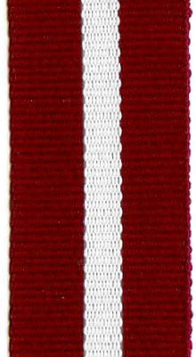 Narrow Ribbon [V8-Latviaflag] (LV flag) 10 mm