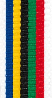 Wide Ribbon [V2-OLYMP] (rainbow) 22 mm