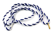 Vytas kaspins [V4-BL/WI] (mėlynas/baltas) 3 mm