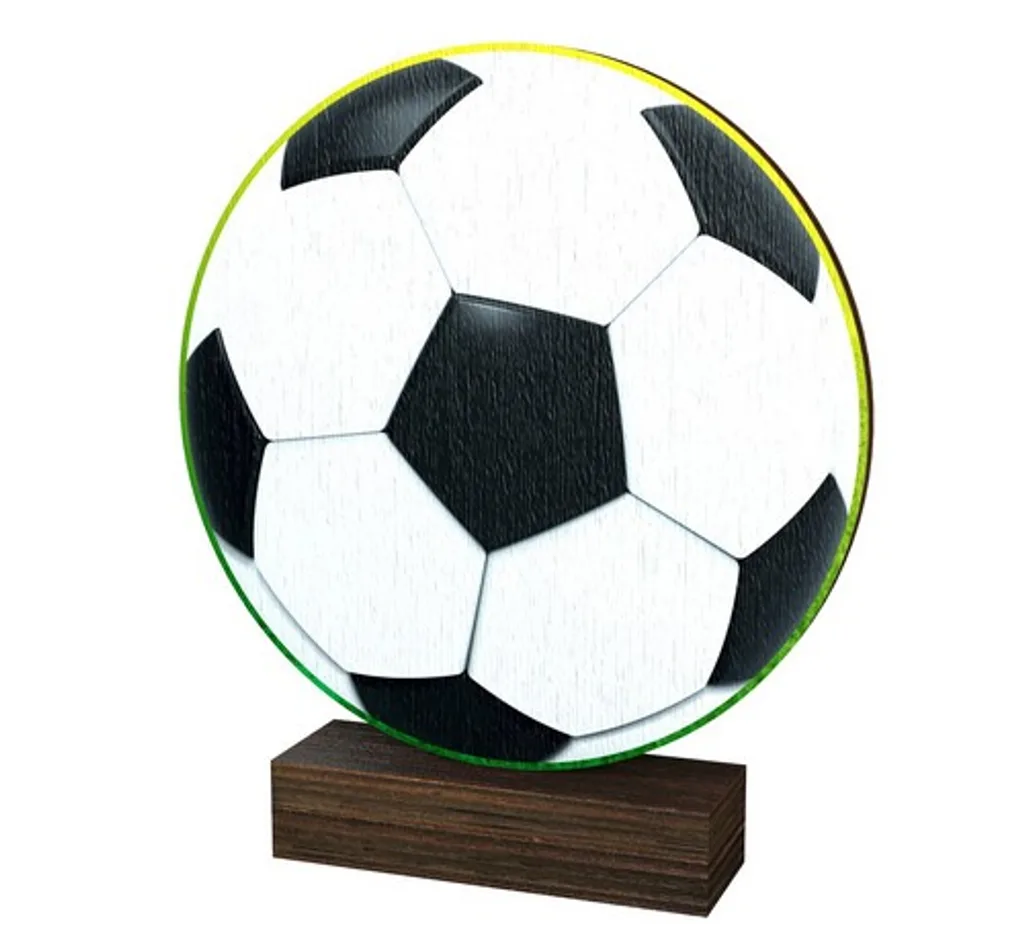 Figūra Koka [WF254-D] futbols (balta)