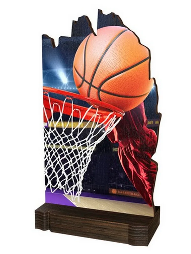 Figūra Koka [WPLA002M002-B] basketbols