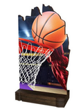 Figūra Koka [WPLA002M002-A] basketbols