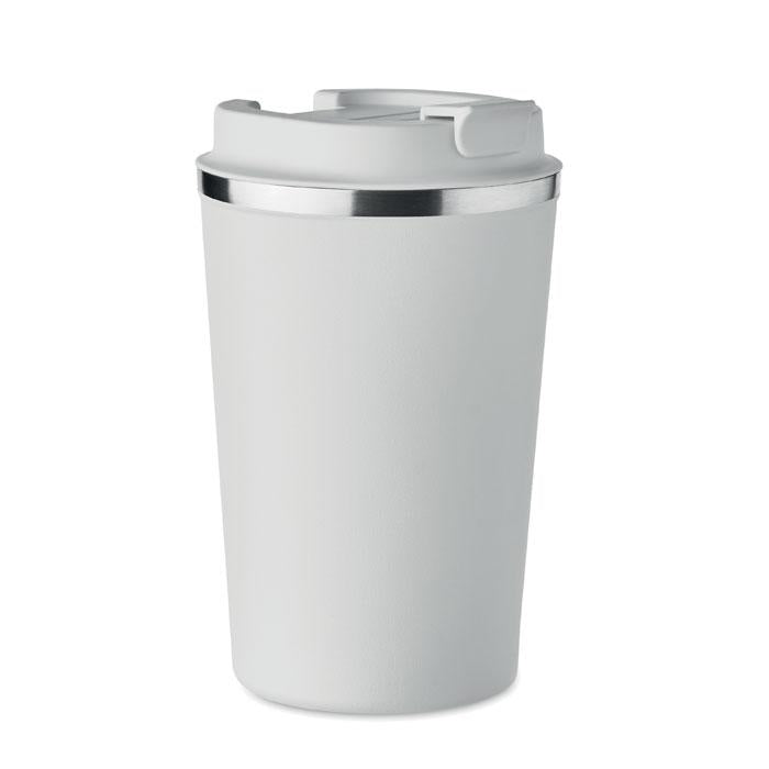 Metāla Termokrūze dubultsienu, Brace 350ml [MO6276-06]  (balta)
