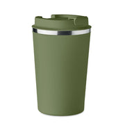 Dvigubos sienelės metalinis termopuodelis „Brace“, 350 ml [MO6276-60] (tamsiai žalios spalvos)