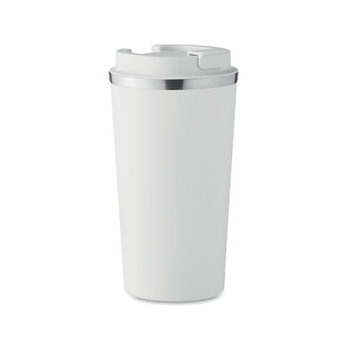 Metāla Termokrūze dubultsienu, Brace+ 510ml [MO6579-06]  (balta)