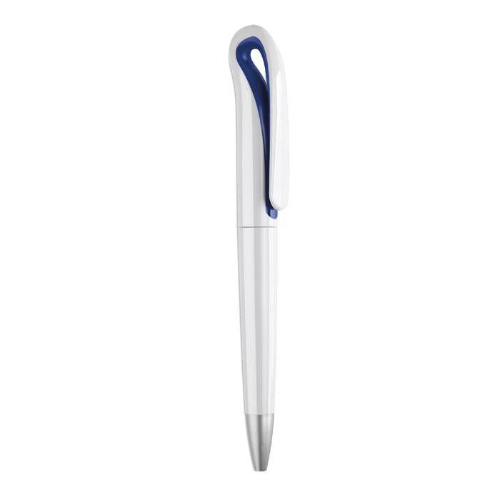 Plastmasas Pildspalva WHITESWAN [MO7793-04]  (balta/zila)