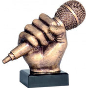 Mastikas Figūra [TR-RFST2074-14]  mikrofons (bronza)